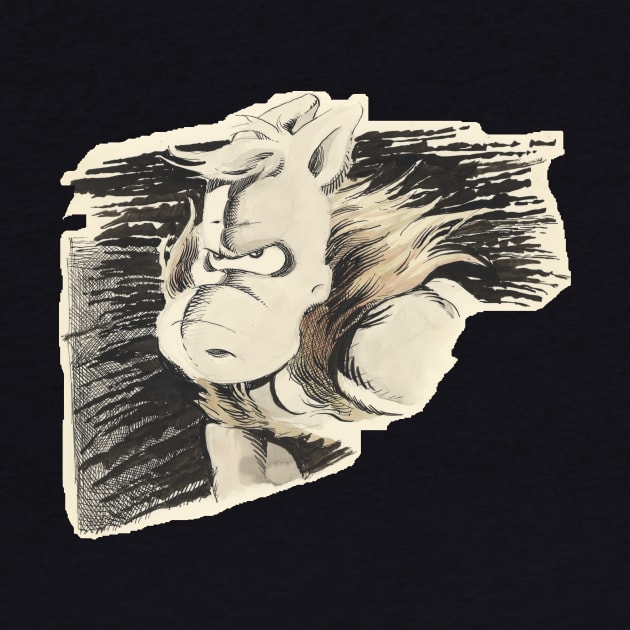 Cerebus the Mercenary by Matt Dow's AMOC TeePublic Shop